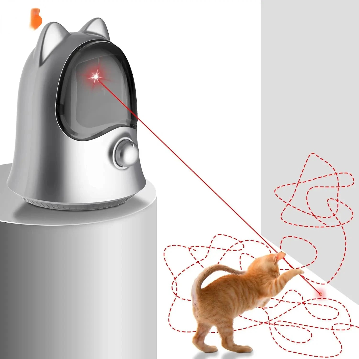 Automatic Laser Toy – Interactive Fun for Indoor Pets