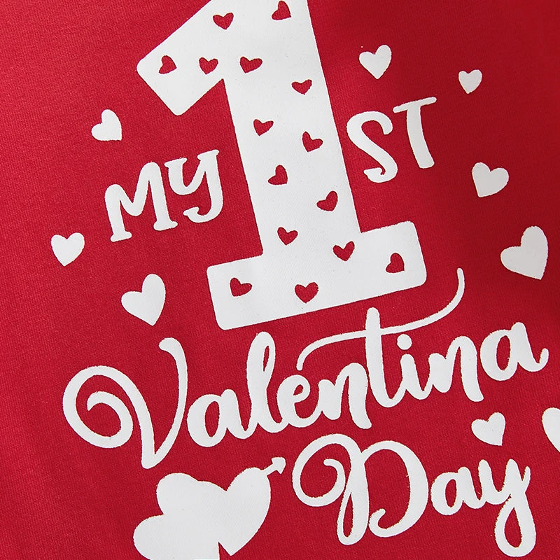 Set San Valentín 1er Año Bebé Niño – Body y Accesorios