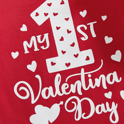 Set San Valentín 1er Año Bebé Niño – Body y Accesorios
