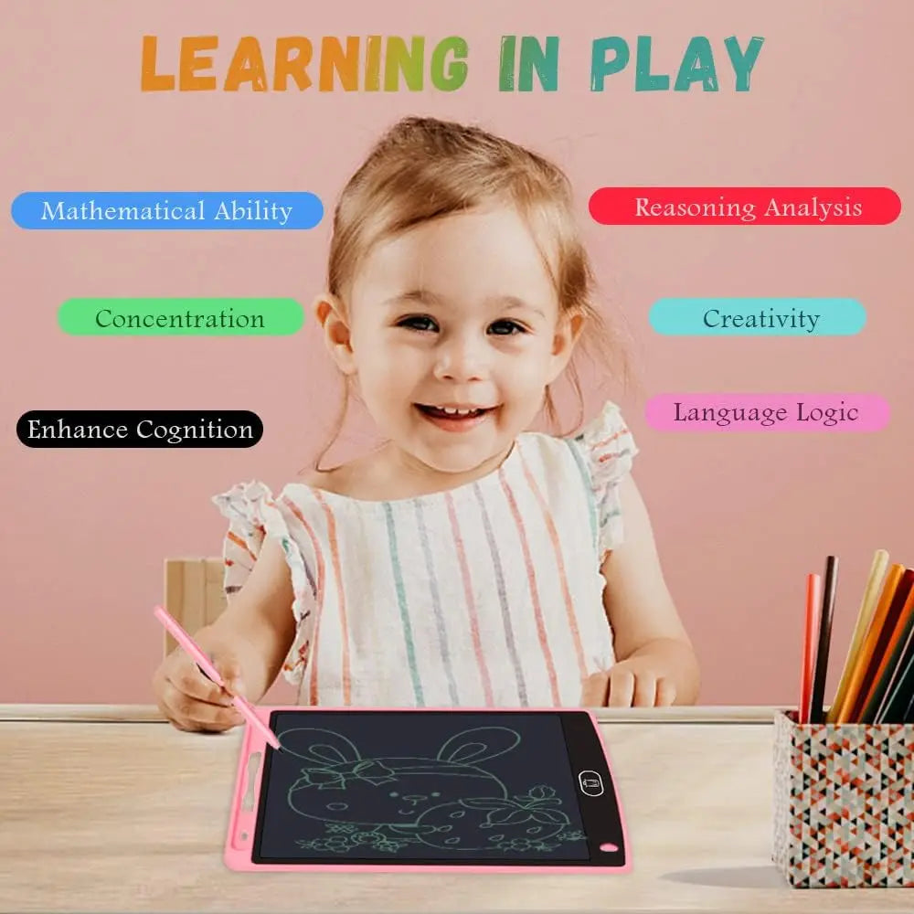 6-Pack LCD Drawing Tablets – 8.5&quot; Writing Boards