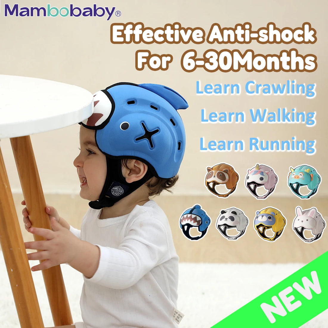 Mambobaby Safety Helmet – Infant Head Protector