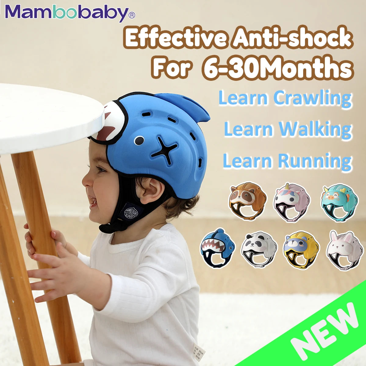 Mambobaby Safety Helmet – Infant Head Protector